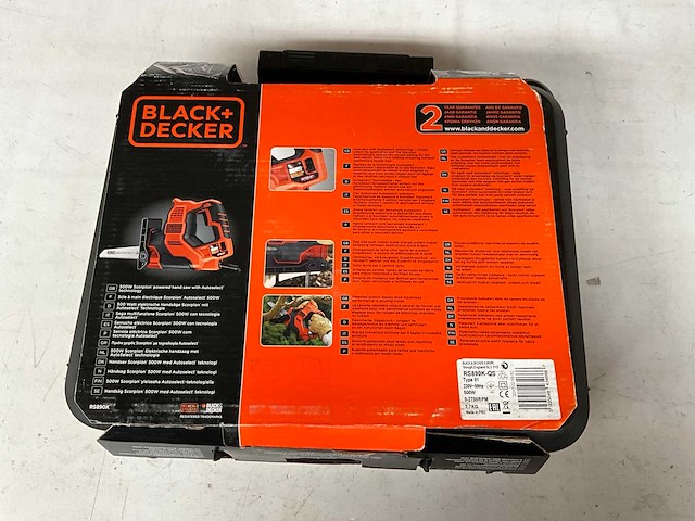 Black&decker scorpion rs890k elektrische multizaag 500w - afbeelding 4 van  5
