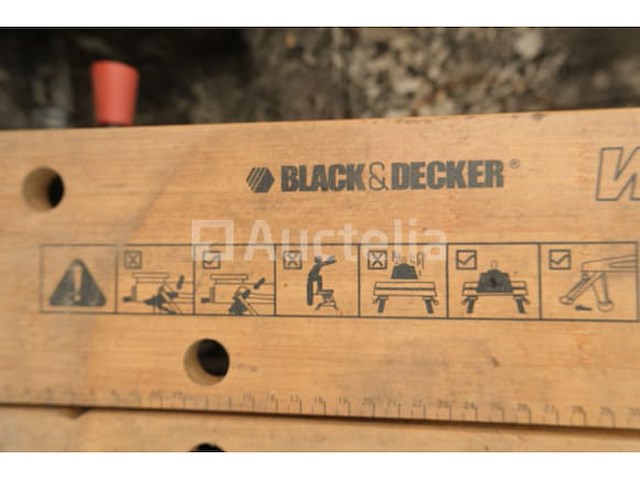 Black&decker workmate opvouwbare werkbank - afbeelding 1 van  6