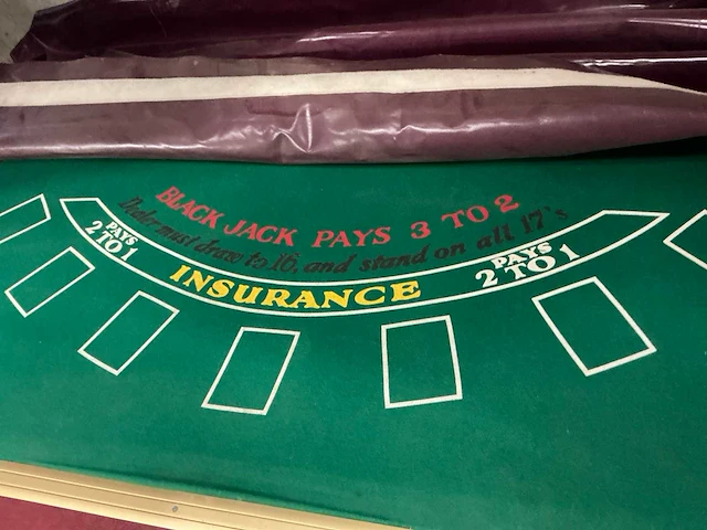 Blackjack tafeltop - afbeelding 2 van  4