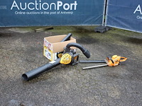 Bladblazer stiga sbl327v 3in 1 benzine 2019 met heggenschaar stiga demo - afbeelding 1 van  1