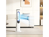 Bladloze kolomventilator met led-afstandsbediening 3 snelheden 3 modi - afbeelding 1 van  5