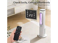 Bladloze kolomventilator met led-afstandsbediening 3 snelheden 3 modi - afbeelding 4 van  5