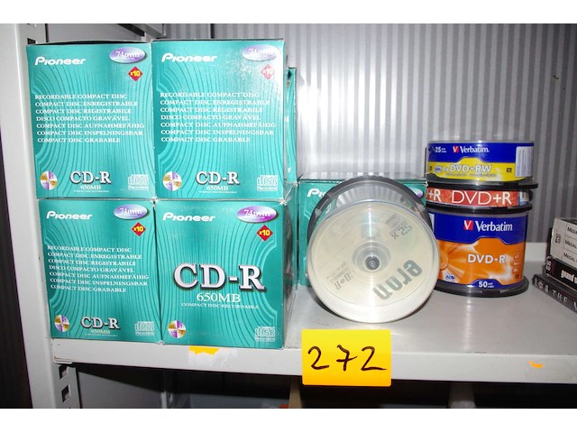 Blanco cd/dvd's en doosjes - afbeelding 1 van  1