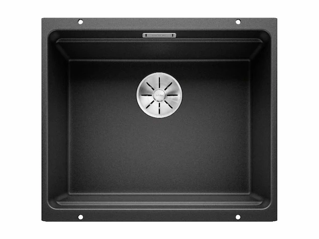 Blanco etagon u-500 zwart spoelbak - afbeelding 1 van  3