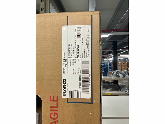 Blanco etagon u-500 zwart spoelbak - afbeelding 3 van  3