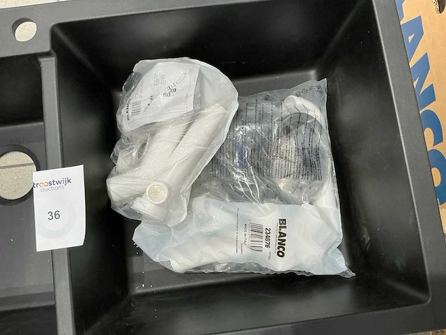 Blanco pleon 9 silgranit dubbele spoelbak - afbeelding 4 van  5