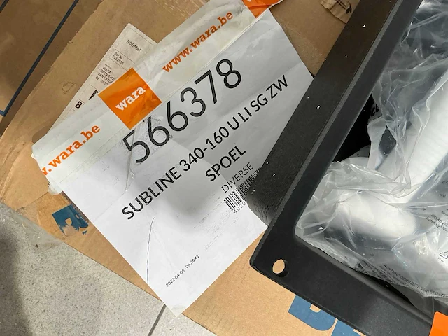 Blanco subline 340-160 u dubbele spoelbak - afbeelding 5 van  6