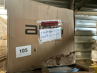 Blaue 2-laden badkamermeubel - afbeelding 3 van  3