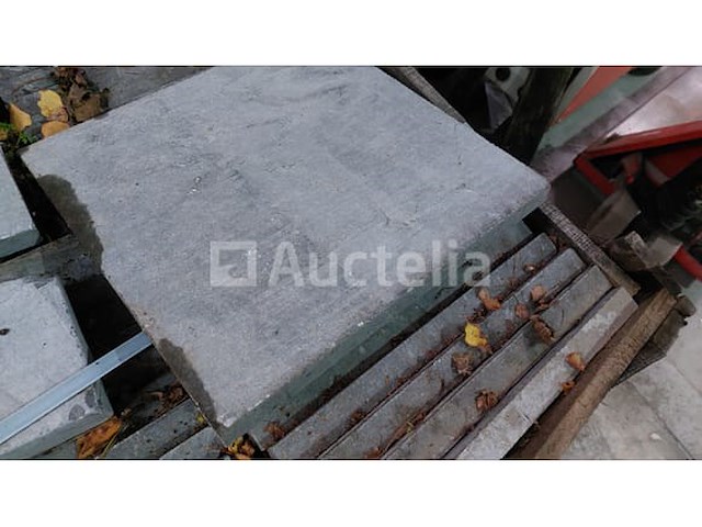 Blauwe belgische steen arduin 40 x 40 x 3 cm ( 9,44m2) - afbeelding 2 van  5