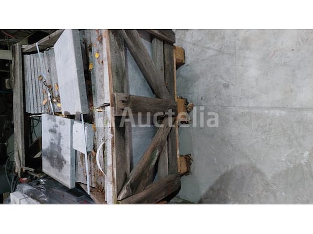 Blauwe belgische steen arduin 40 x 40 x 3 cm ( 9,44m2) - afbeelding 4 van  5