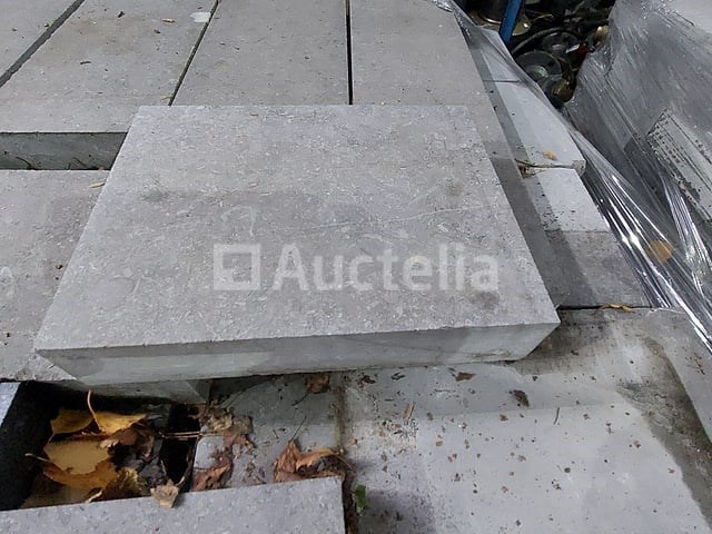 Blauwe belgische steen arduin verschillende lengtes 5 cm dik ( 12 m2 +-) - afbeelding 2 van  4