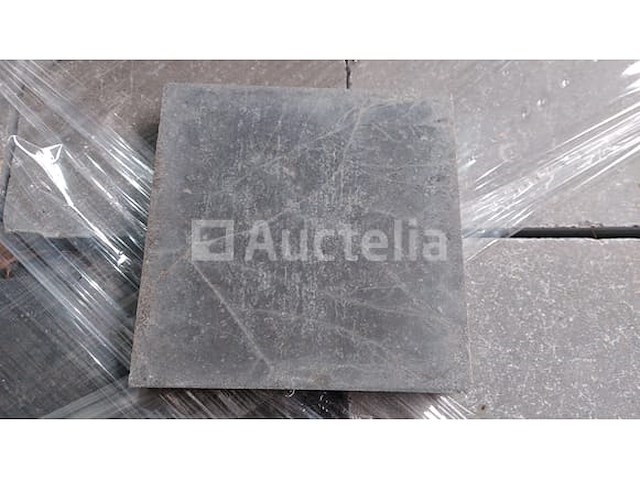 Blauwe belgische steen getrommeld verzoet arduin 16 x 16 cm ( 11,64m2) - afbeelding 2 van  4