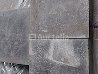 Blauwe belgische steen getrommeld verzoet arduin 16 x 16 cm ( 11,64m2) - afbeelding 1 van  4