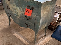 Blauwe commode - afbeelding 2 van  2