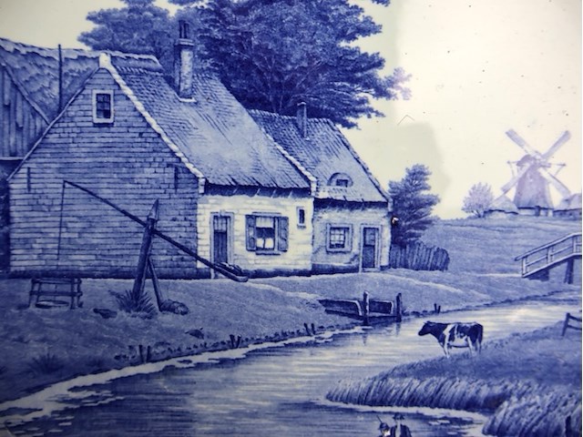 Blauwe decoratie (x4) - afbeelding 6 van  10