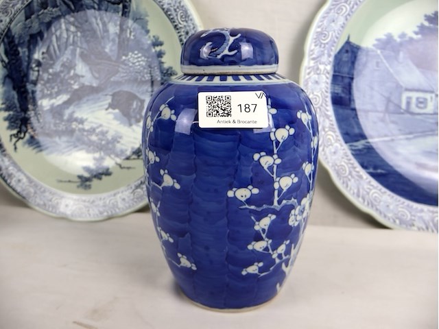 Blauwe decoratie (x4) - afbeelding 7 van  10