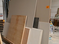 Blauwe metalen platenkar - afbeelding 1 van  4