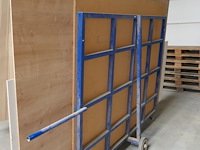 Blauwe metalen platenkar - afbeelding 2 van  4