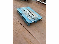 Blauwe pallet 120x80cm 41 stuks