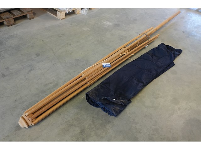 Blauwe parasol, jeparas, 4m - afbeelding 1 van  4