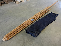 Blauwe parasol, jeparas, 4m - afbeelding 1 van  4