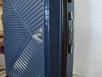 Blauwe reiskoffer ±74x40x25 cm - afbeelding 2 van  2