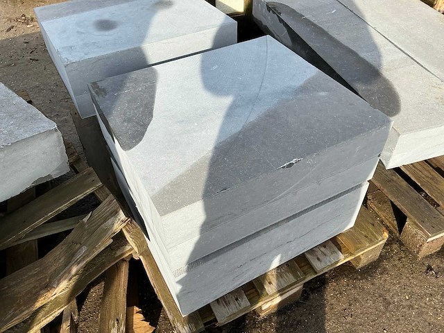 Blauwe steen (4x) - afbeelding 1 van  3