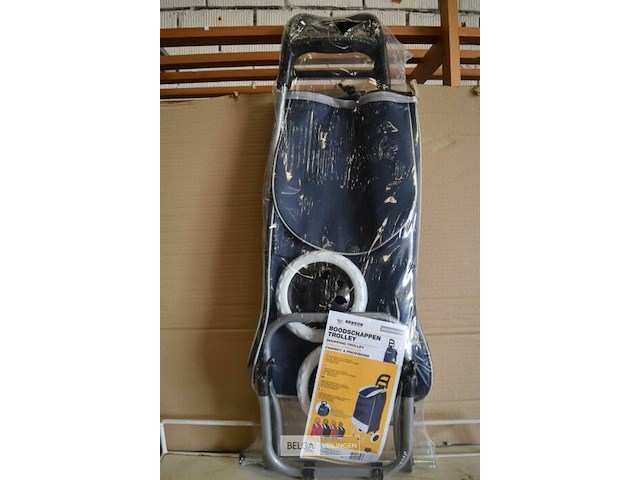 Blauwe trolley - afbeelding 1 van  2