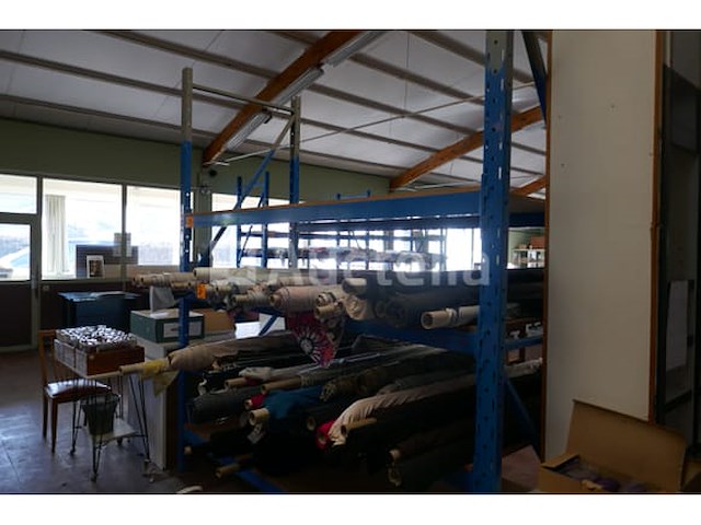 Blauwmetalen magazijn rek - afbeelding 3 van  3