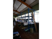 Blauwmetalen magazijn rek - afbeelding 3 van  3