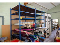 Blauwmetalen magazijnstelling - afbeelding 2 van  3