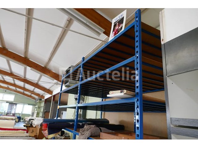 Blauwmetalen magazijnstelling - afbeelding 3 van  3