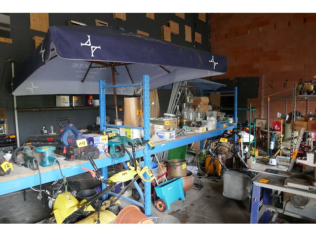 Blauwmetalen magazijnstelling - afbeelding 2 van  3