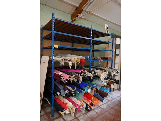 Blauwmetalen magazijnstelling - afbeelding 1 van  3
