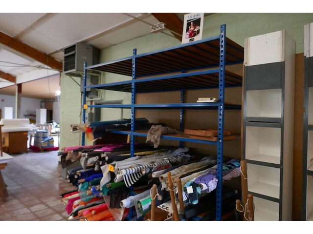 Blauwmetalen magazijnstelling - afbeelding 2 van  3
