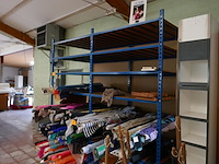 Blauwmetalen magazijnstelling - afbeelding 2 van  3