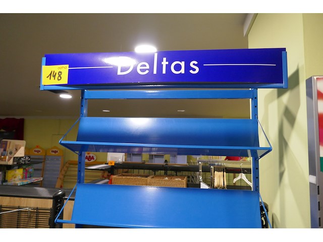 Blauwmetalen presentatierek - afbeelding 3 van  3