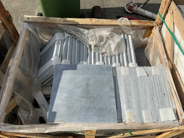 Blauwsteen natuursteen tuintegels 8,16m2 - afbeelding 2 van  3