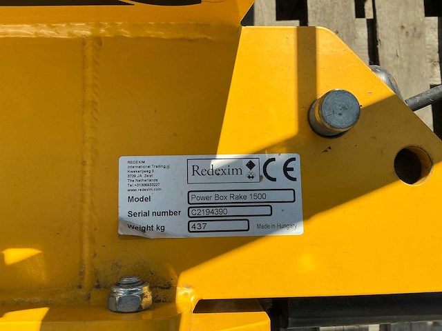 Blec power box rake 1500mm - afbeelding 5 van  13