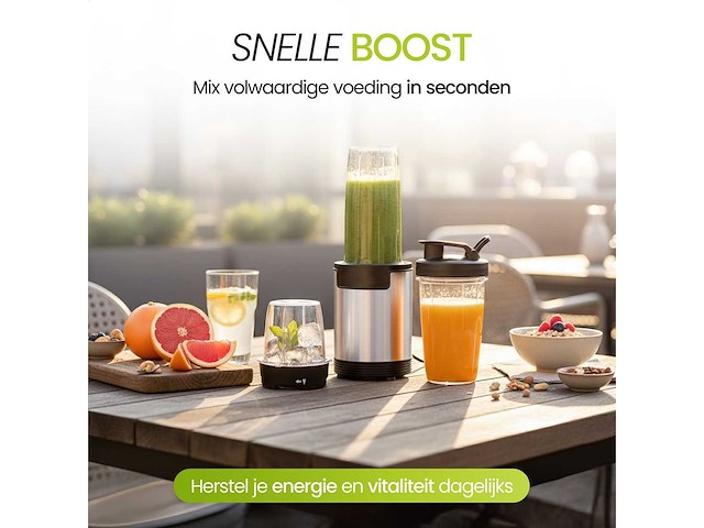 Blender – 900w – inclusief 3 bekers - afbeelding 7 van  7