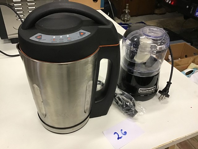 Blender kitchenaid en domo soepmaker - afbeelding 1 van  1