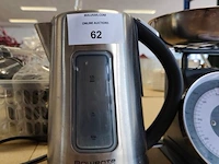 Blender moulinix, filterkoffiezetapparaat philips met glazen kan, analoge keukenweegschaal met afneembare rvs mengkom, waterkoker rowenta, blender wonderboy - afbeelding 5 van  6
