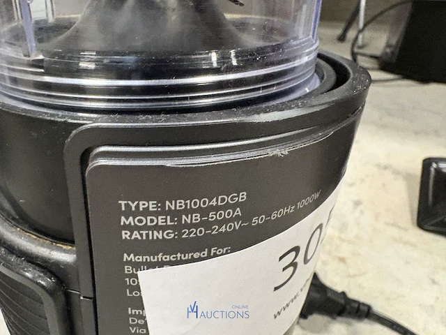 Blender nutribullet nb-500a nb1004dgb - afbeelding 4 van  4