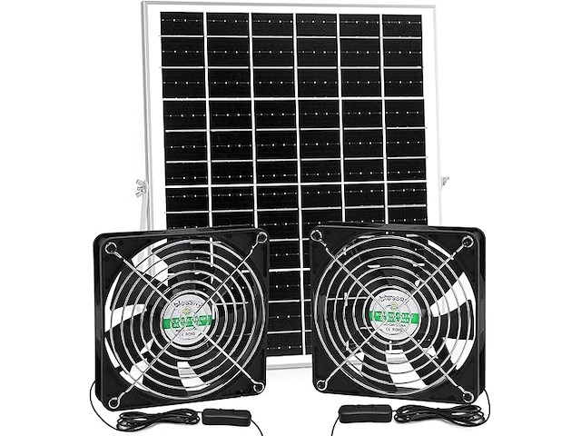 Blessny ventilatorset op zonne-energie - afbeelding 1 van  4