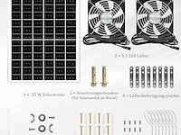 Blessny ventilatorset op zonne-energie - afbeelding 3 van  4