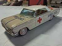 Blikken ambulance wagen l 280 mm b 100 mm h 805 mm - afbeelding 1 van  6