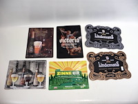 Blikken bier reclame (x6) - afbeelding 1 van  7