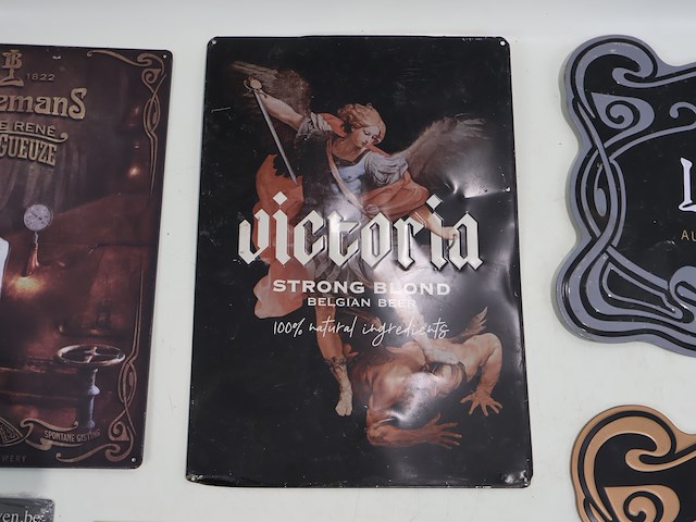 Blikken bier reclame (x6) - afbeelding 5 van  7