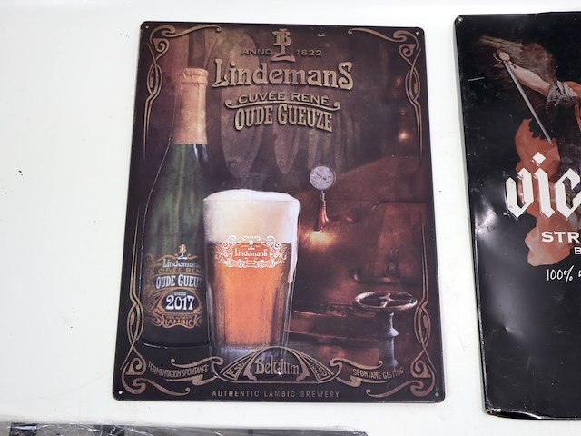 Blikken bier reclame (x6) - afbeelding 6 van  7