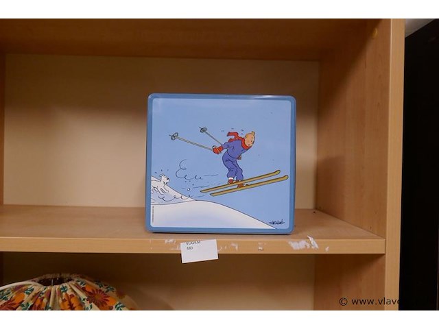 Blikken doos kuifje - afbeelding 1 van  1